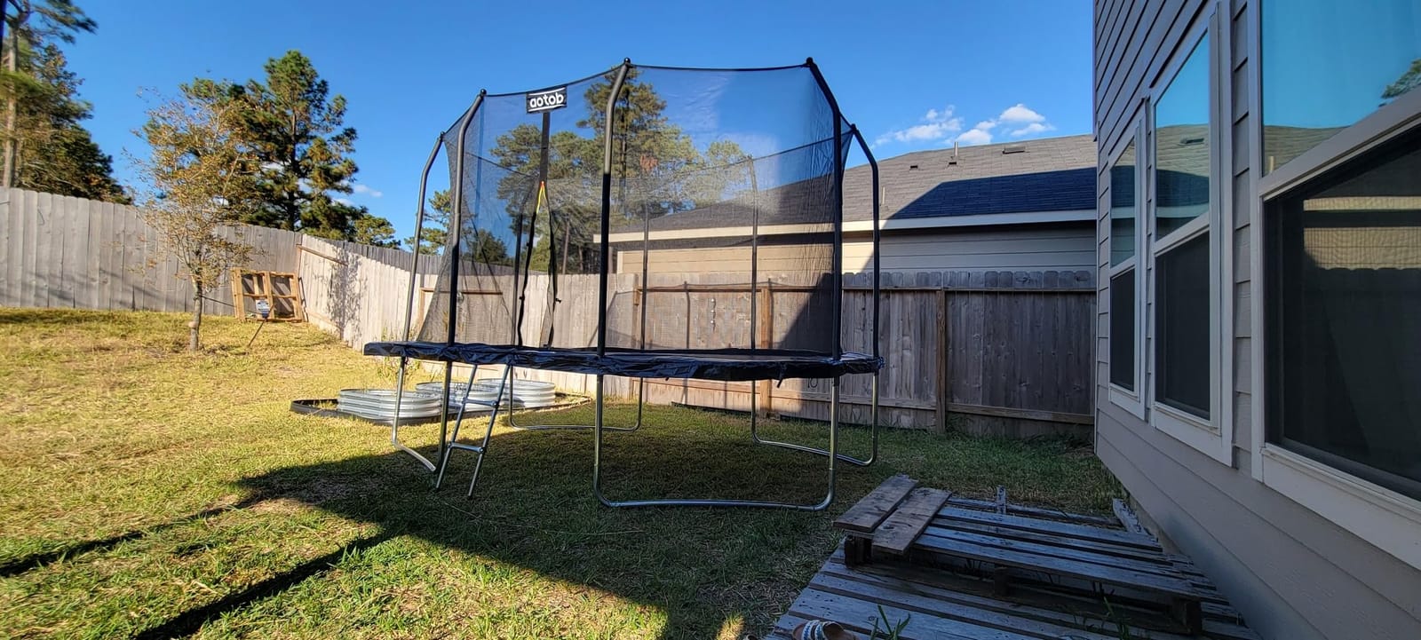 AOTOB 12 FT/14 FT Rectangle Trampoline with Net customer photo 2