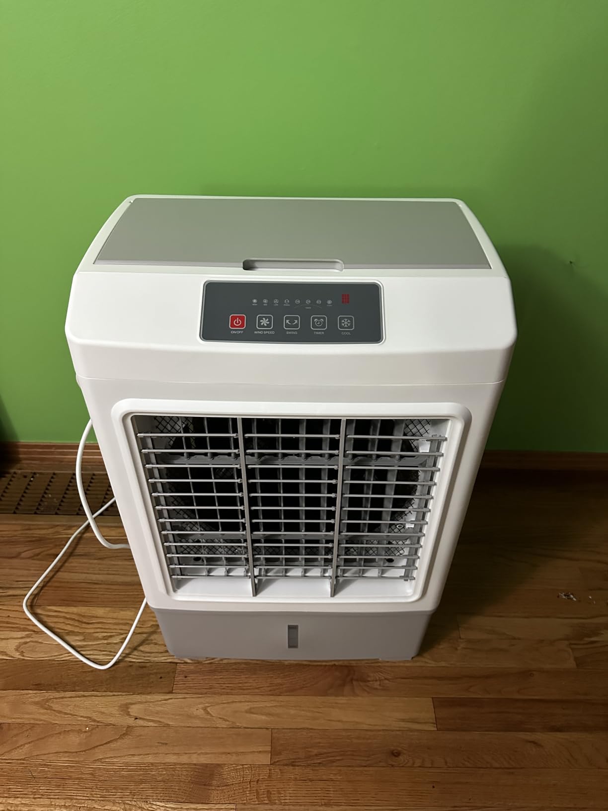 Windowless Air Conditioner Portable 1800CFM w/4 Modes&3 Speeds, 15H Timer, 3 Gal Tank for 24H Cooling 600Sq.Ft, 120°Swing Swamp Cooler Air Conditioner, Evaporative Air Cooler No Hose for Room customer photo 1