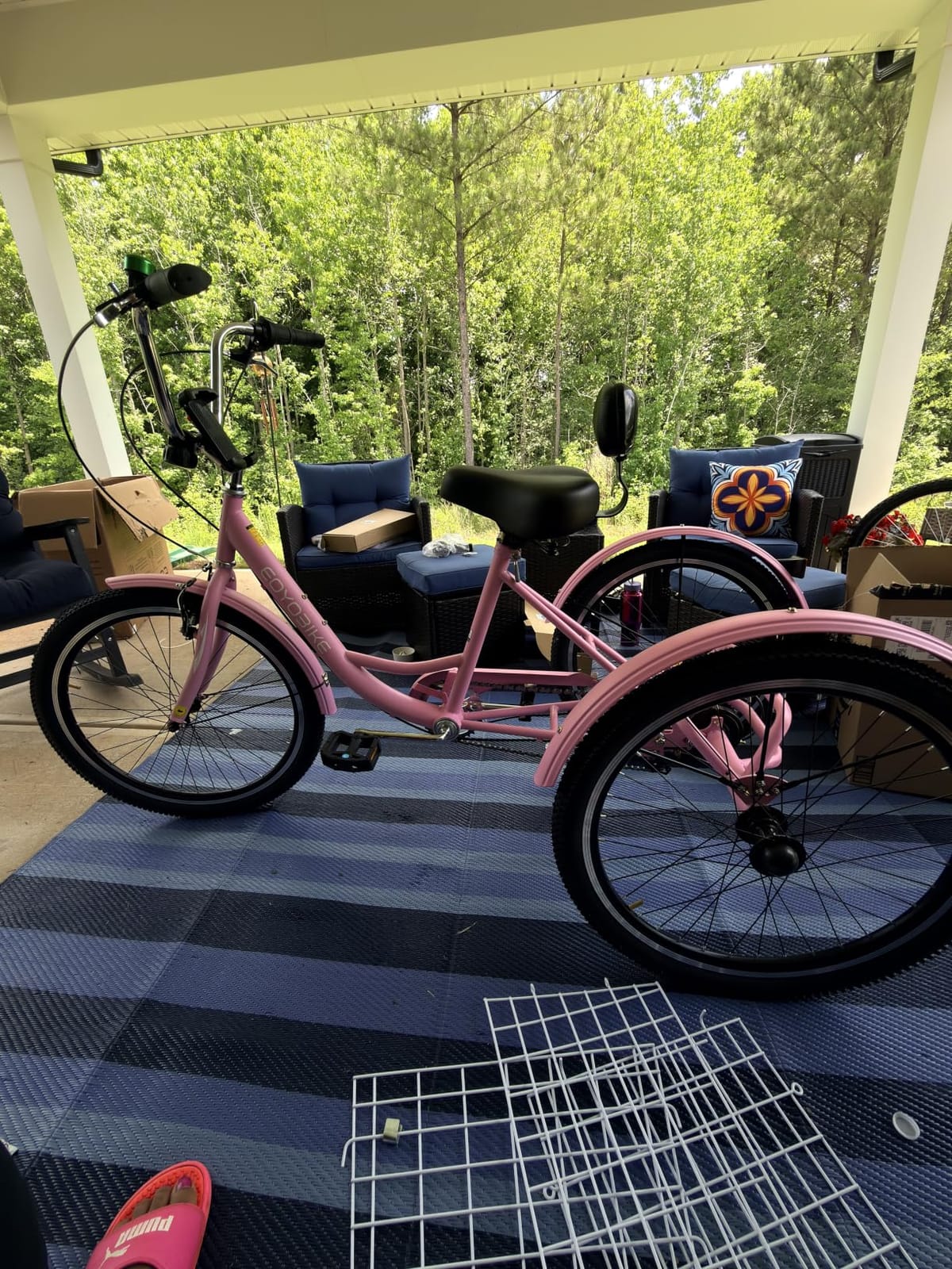 Adult Tricycle, 7 Speed Adult Trike, 20/24/26 inch 3 Wheel Bike with Basket customer photo 1