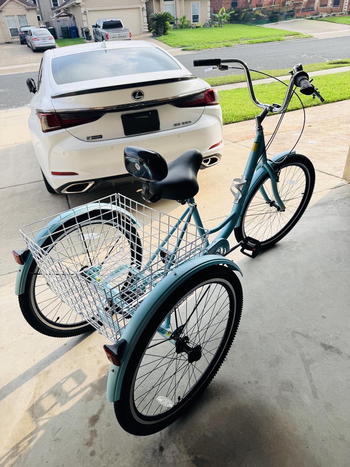 Adult Tricycle, 7 Speed Adult Trike, 20/24/26 inch 3 Wheel Bike with Basket customer photo 2