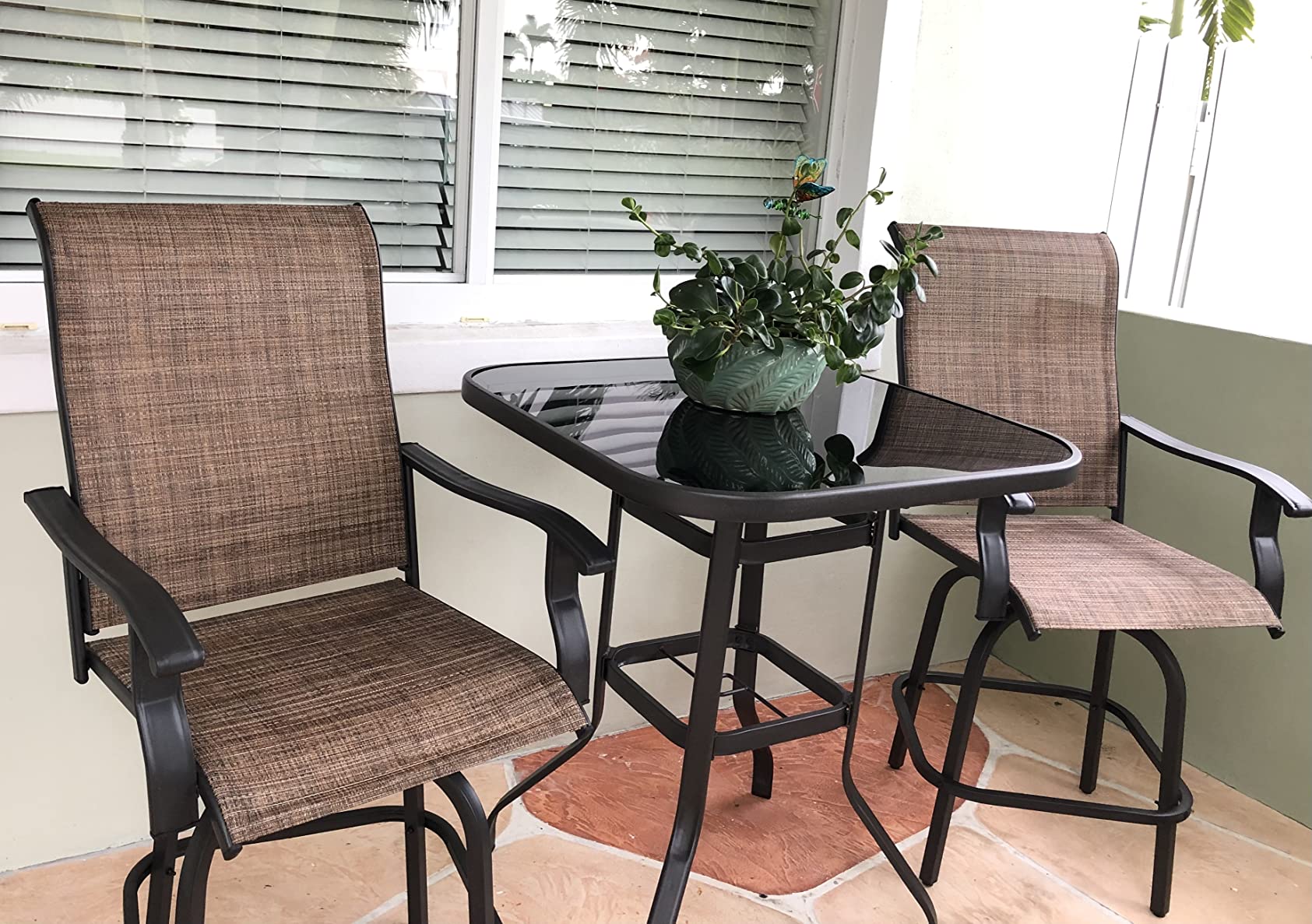 7-Piece Patio Table and Chairs Set for 6, All Weather Patio Dining Sets customer photo 1