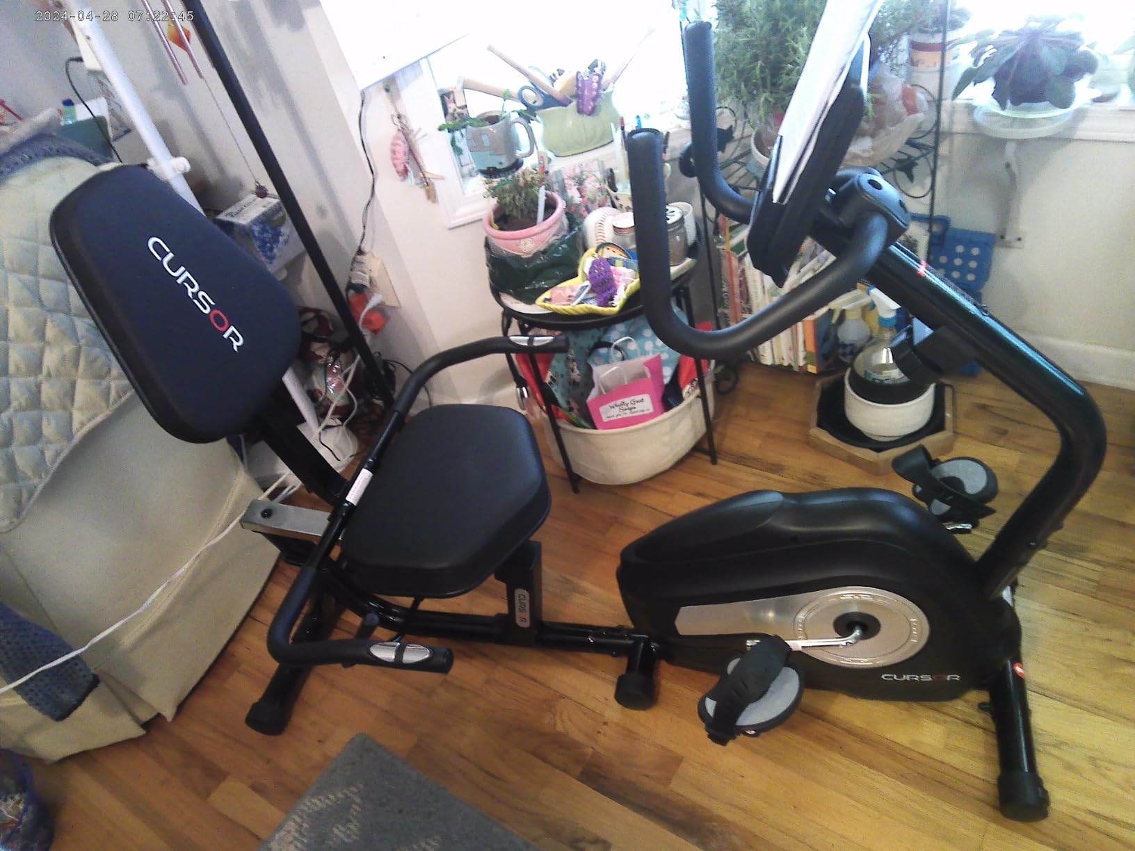 CURSOR Exercise Bike, Magnetic Friction Stationary Bikes for Home with APP customer photo 1