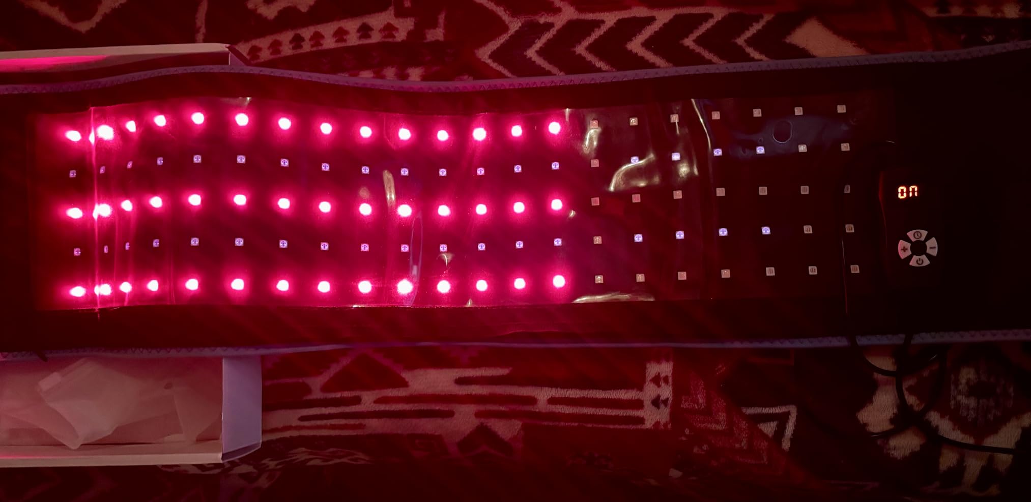 Red Light Therapy Belt with 132 LEDs 3-in-1 Chips 940nm 850nm 660nm(Corded) customer photo 1