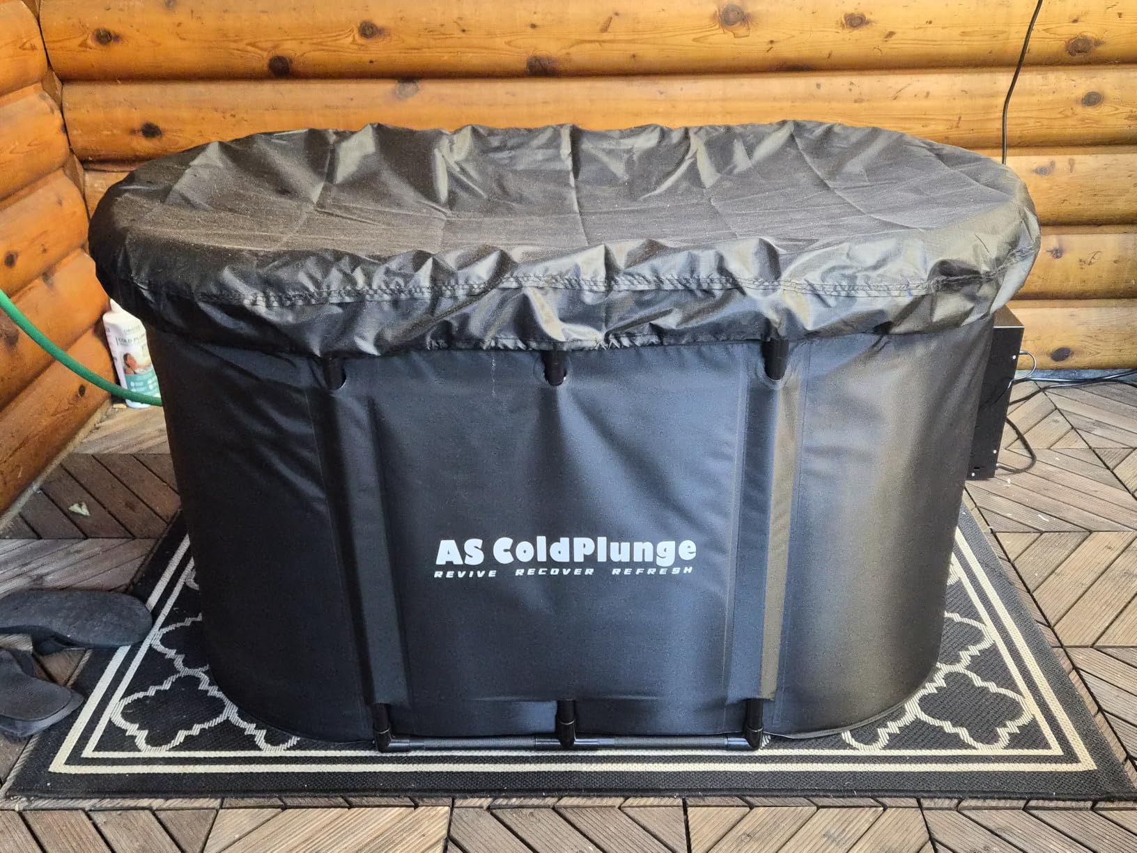 1/3 HP WiFi Cold Plunge Chiller with 148Gal Ice Bath Tub for Cold Therapy customer photo 1