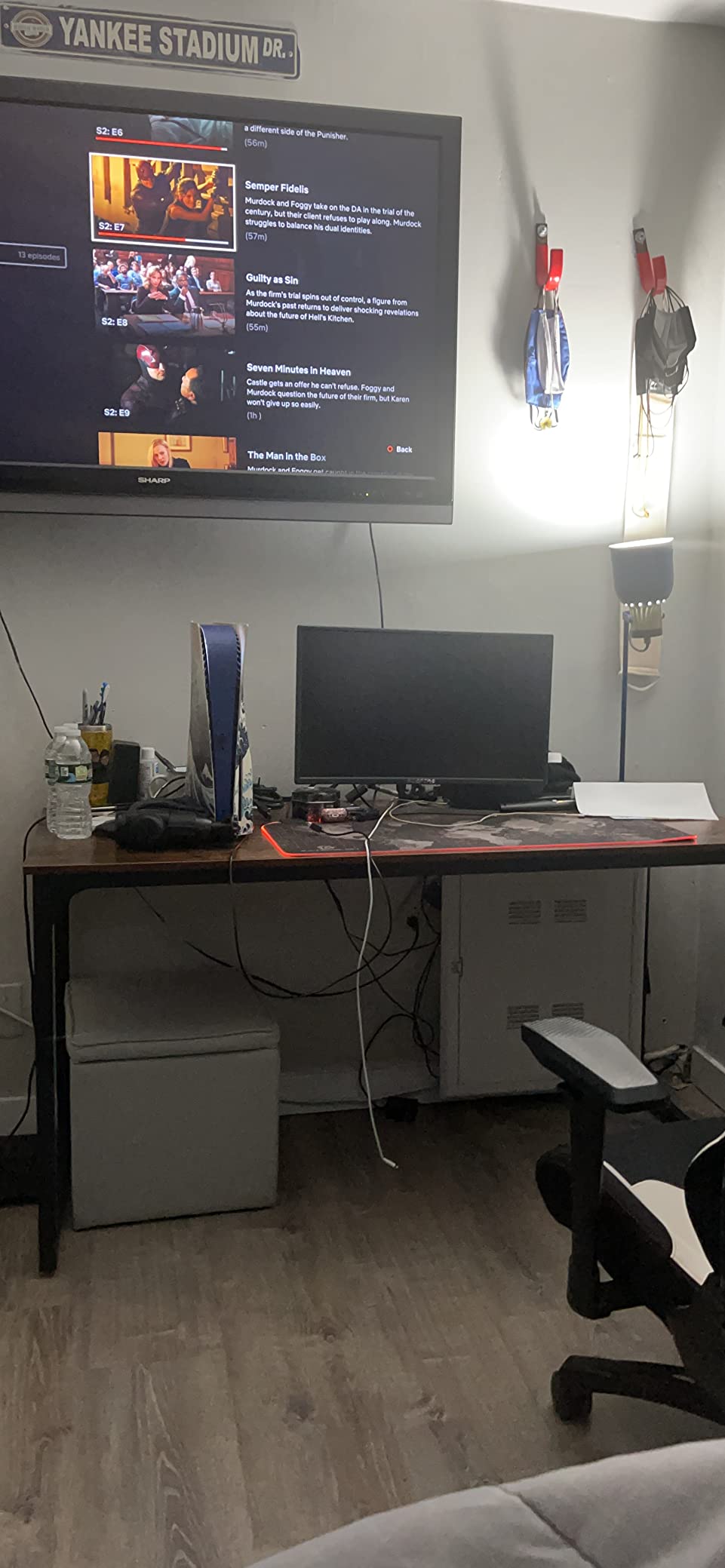 52 Inch Office Desk with 6 Drawers and Printer Space for Storage, Reversible Computer Desk with Monitor Stand & Power Outlets, Home Office Desks, White customer photo 1