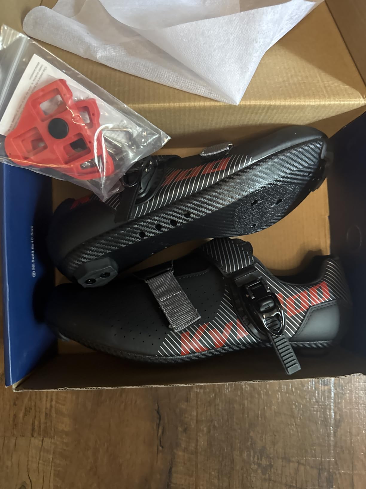 Kyedoo Mens Wide Cycling Shoes Compatible with Peloton Bike Shoes customer photo 2