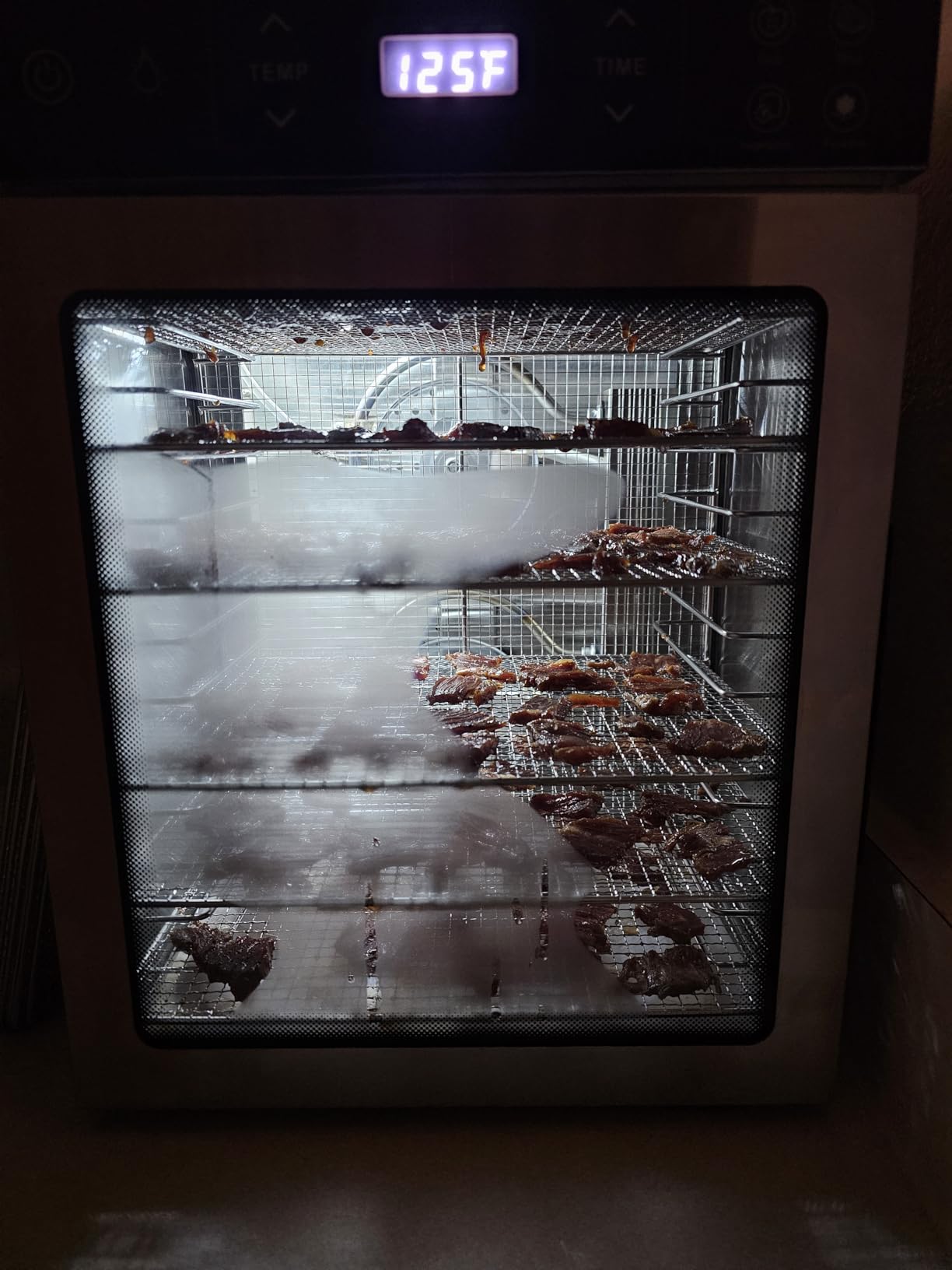 HOPERAN 16-Tray Stainless Steel Food Dehydrator, 800W with 4 Presets customer photo 1