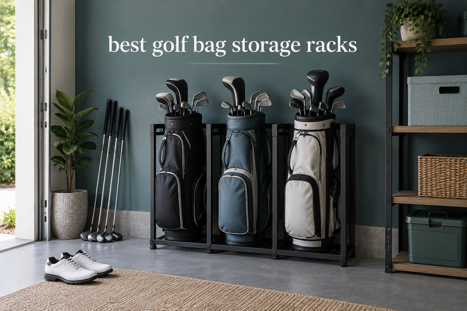 best golf bag storage racks