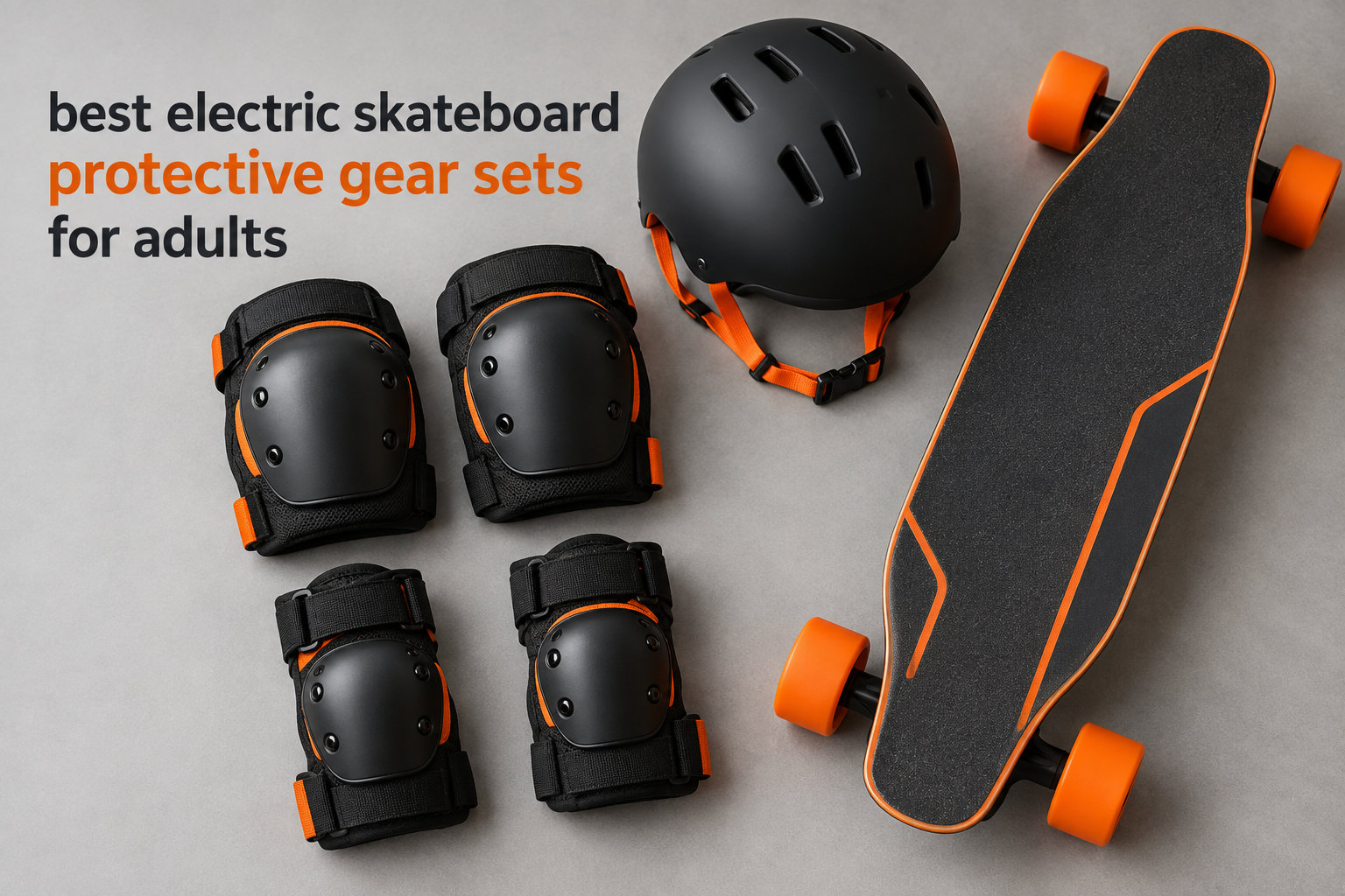 best electric skateboard protective gear sets for adults