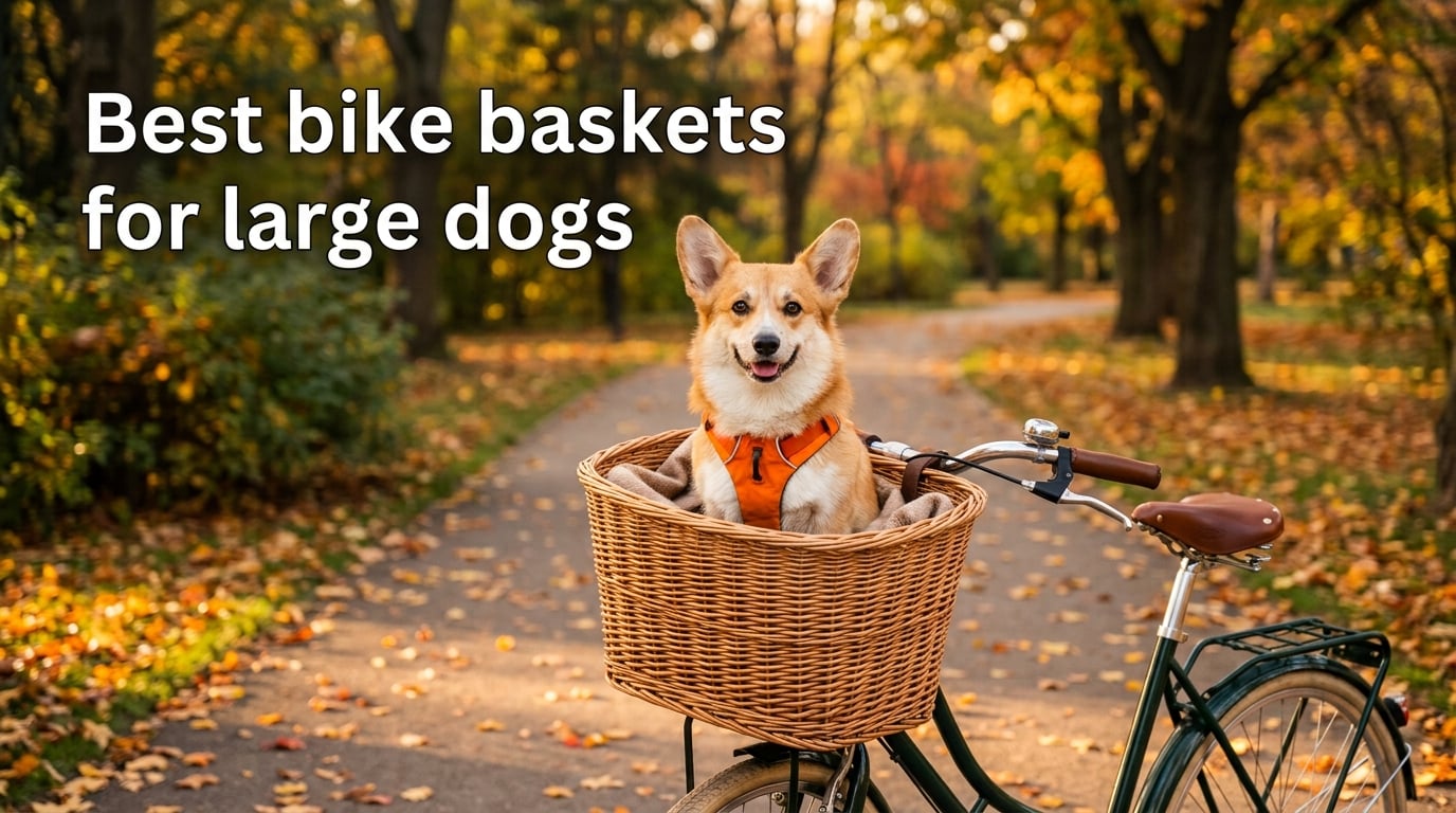 Best bike baskets for large dogs