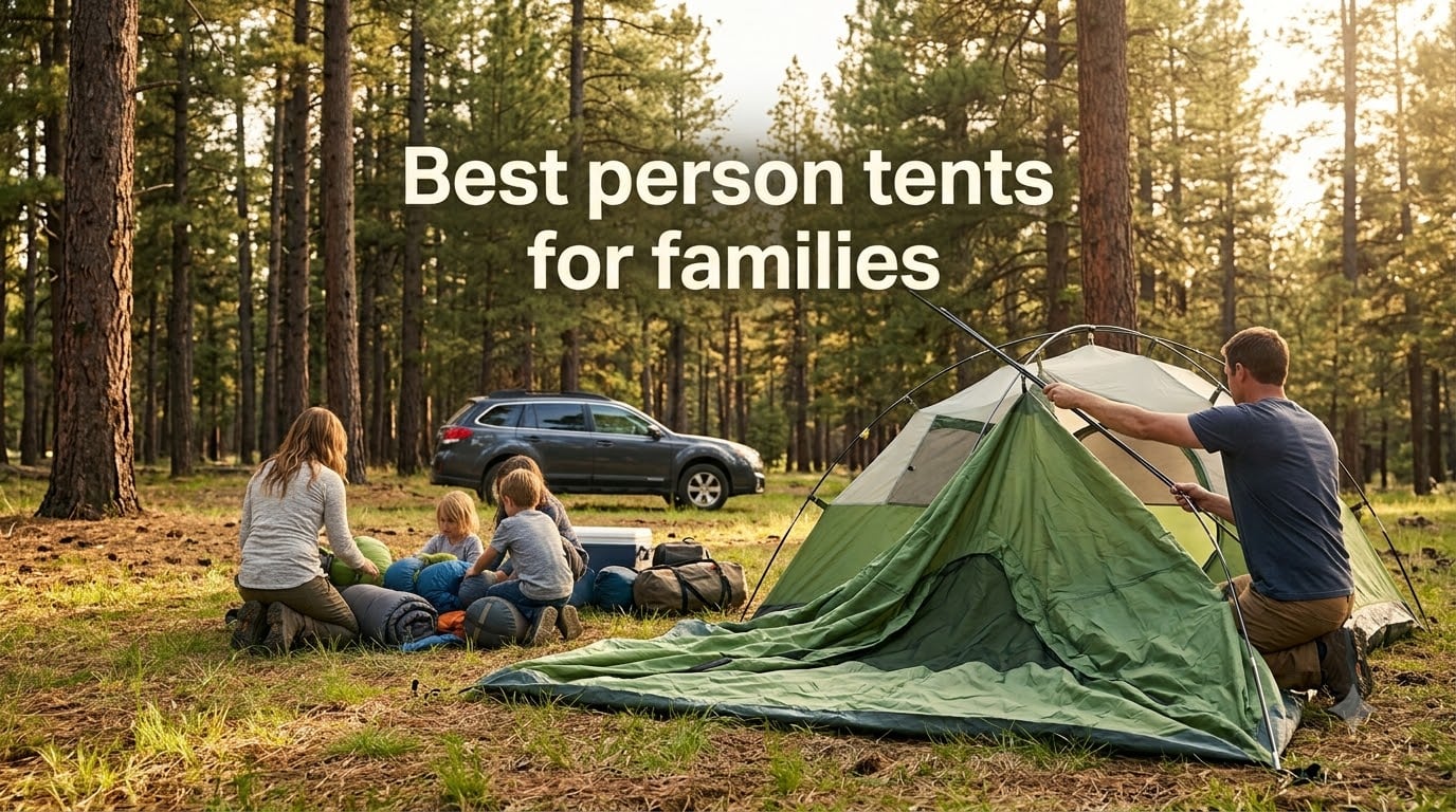 Best 6 person tents for families
