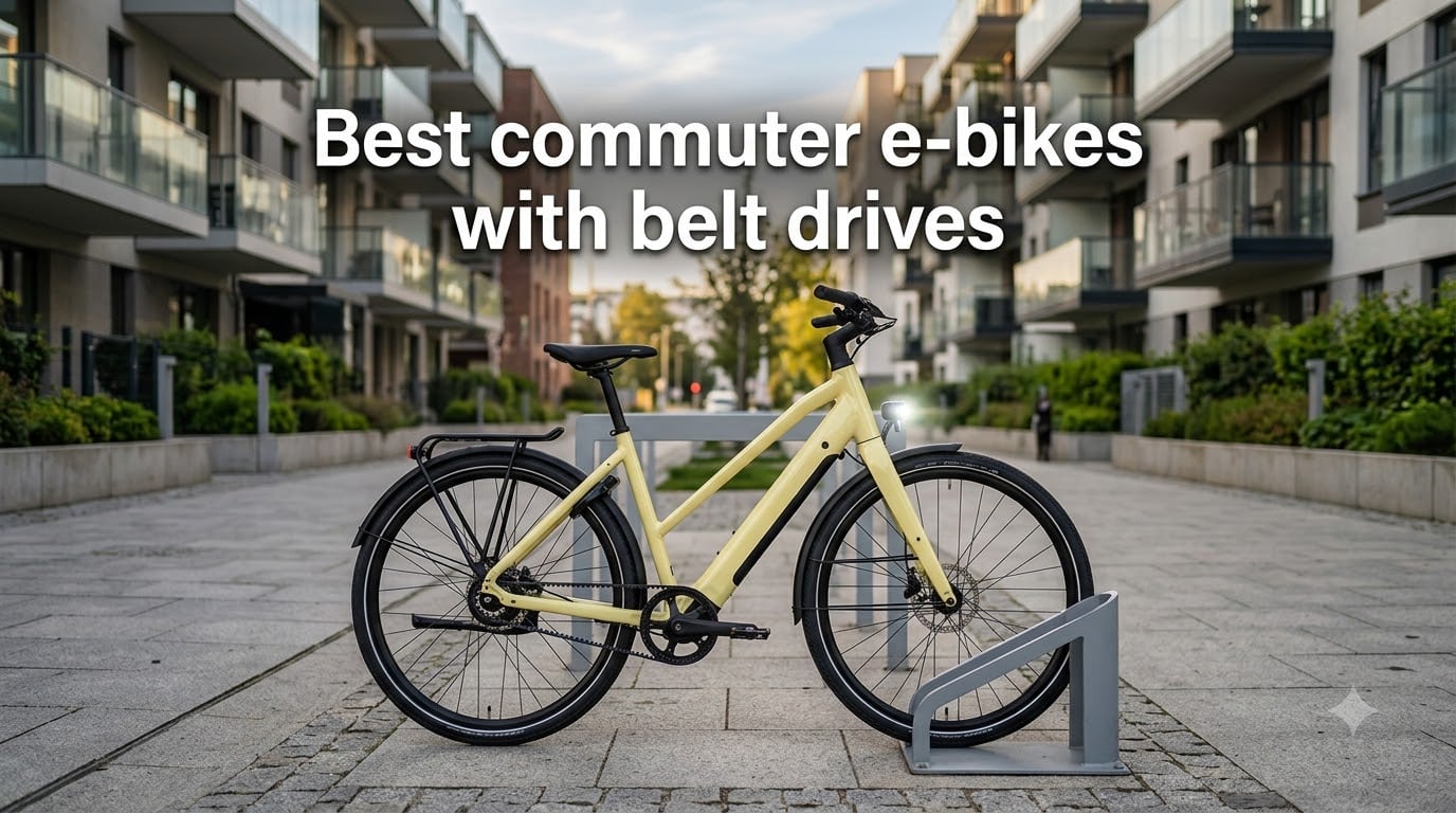 Best commuter e-bikes with belt drives