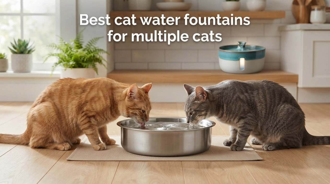 Best cat water fountains for multiple cats