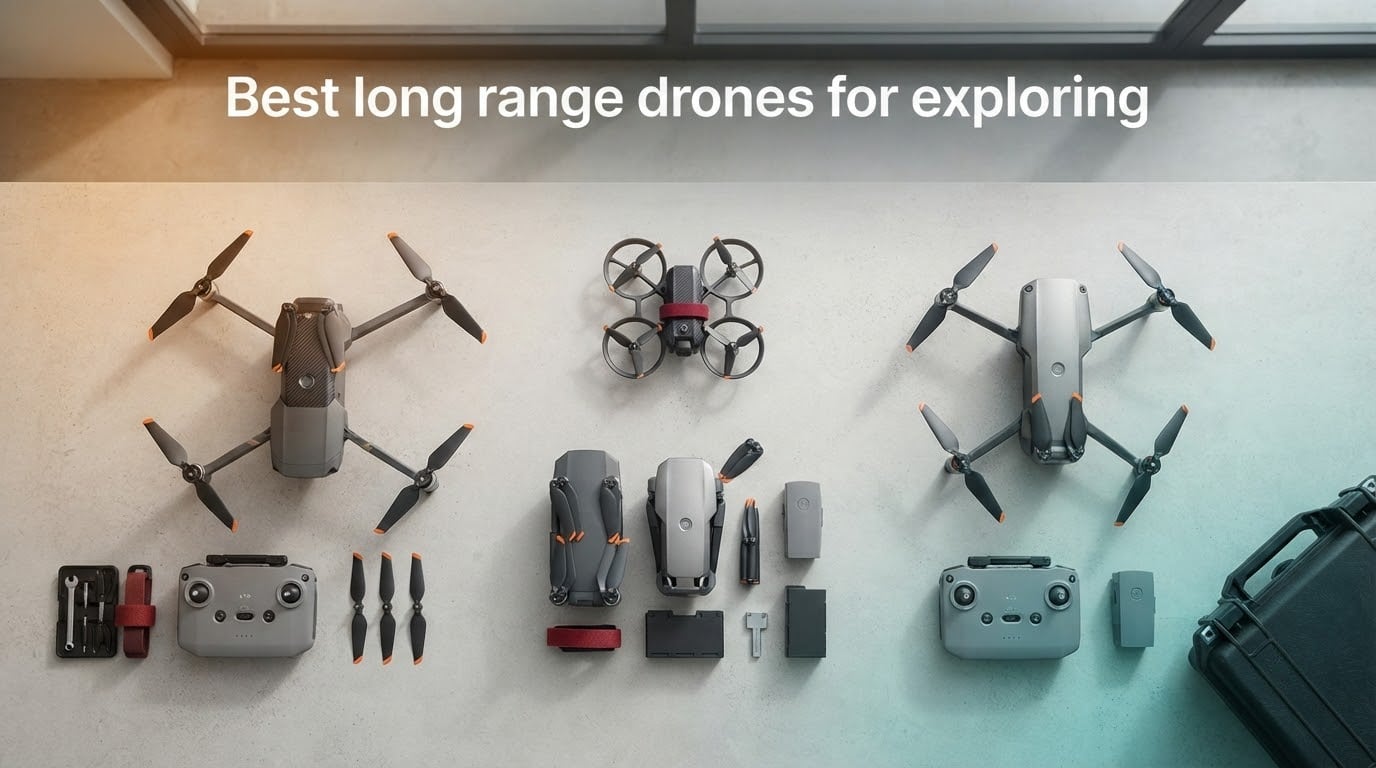 Best long range drones for exploring