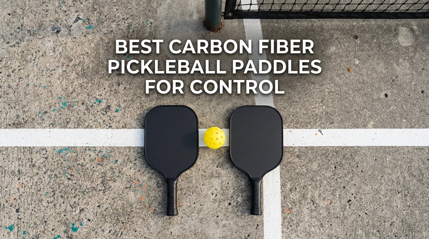 best carbon fiber pickleball paddles for control