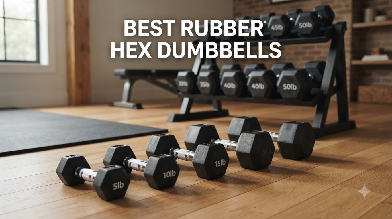 best rubber hex dumbbells