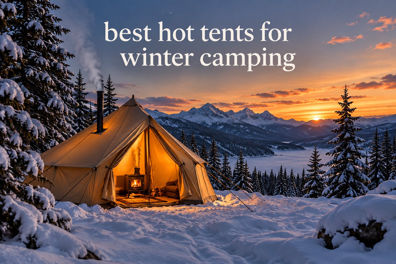 best hot tents for winter camping