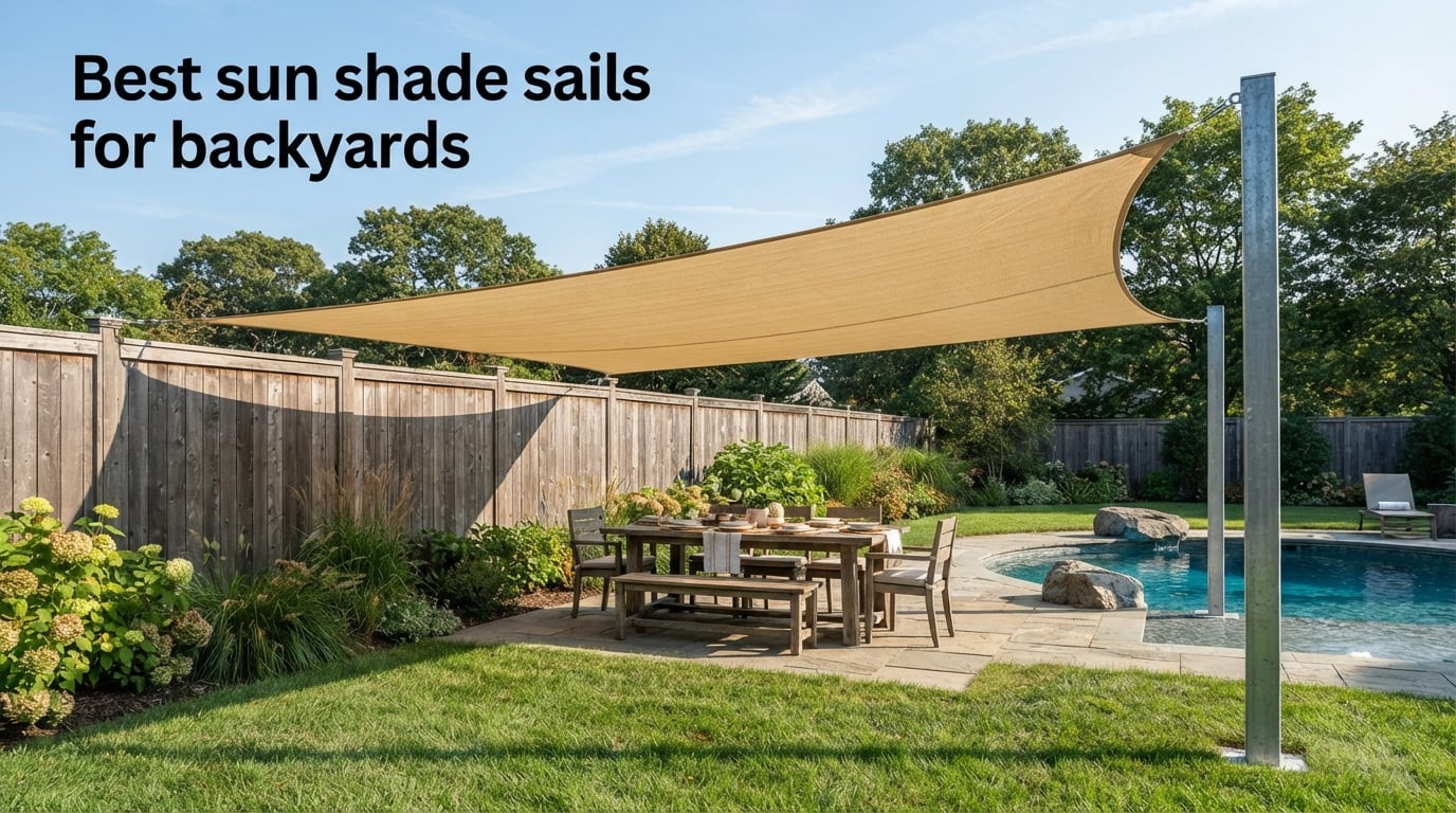 Best sun shade sails for backyards