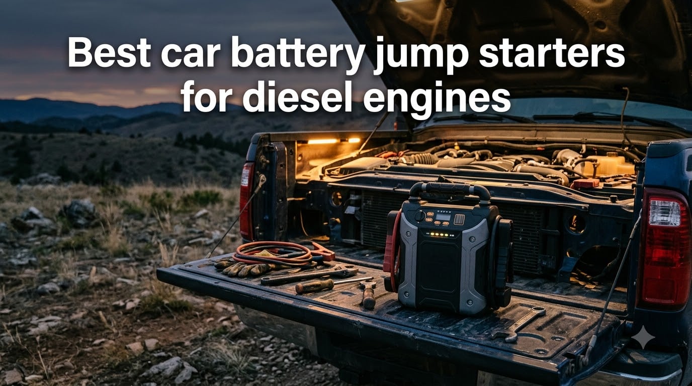 Best car battery jump starters for diesel engines