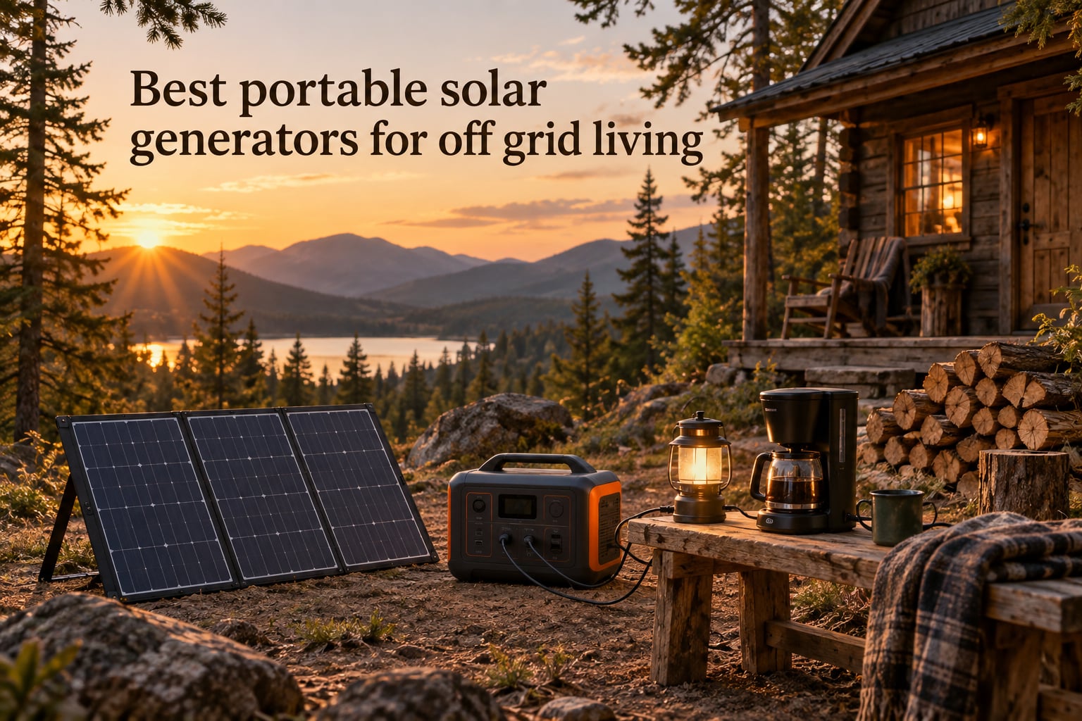 Best portable solar generators for off grid living