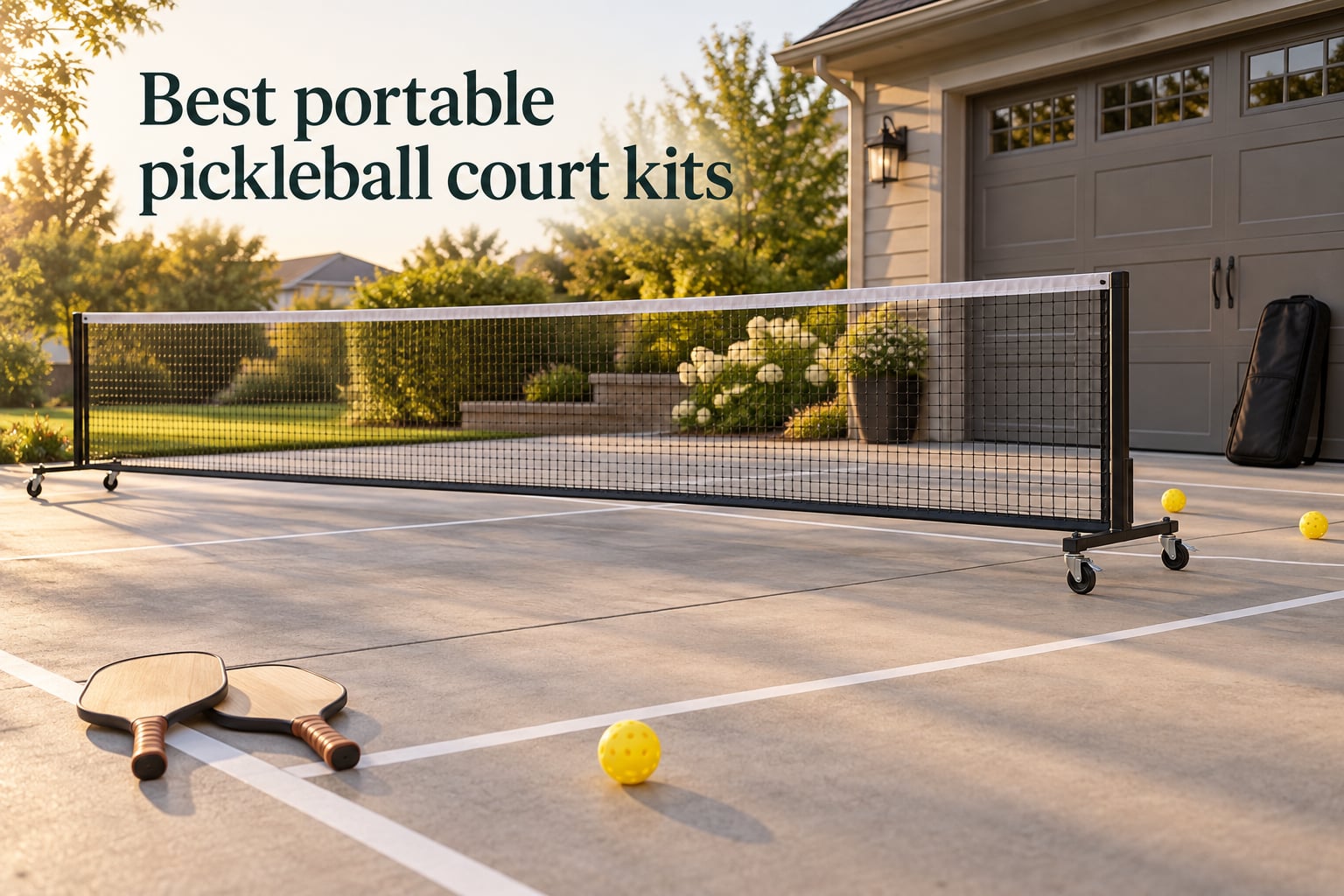 Best portable pickleball court kits