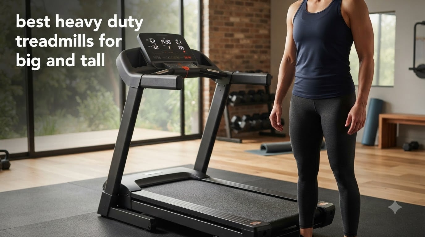 best heavy duty treadmills for big and tall