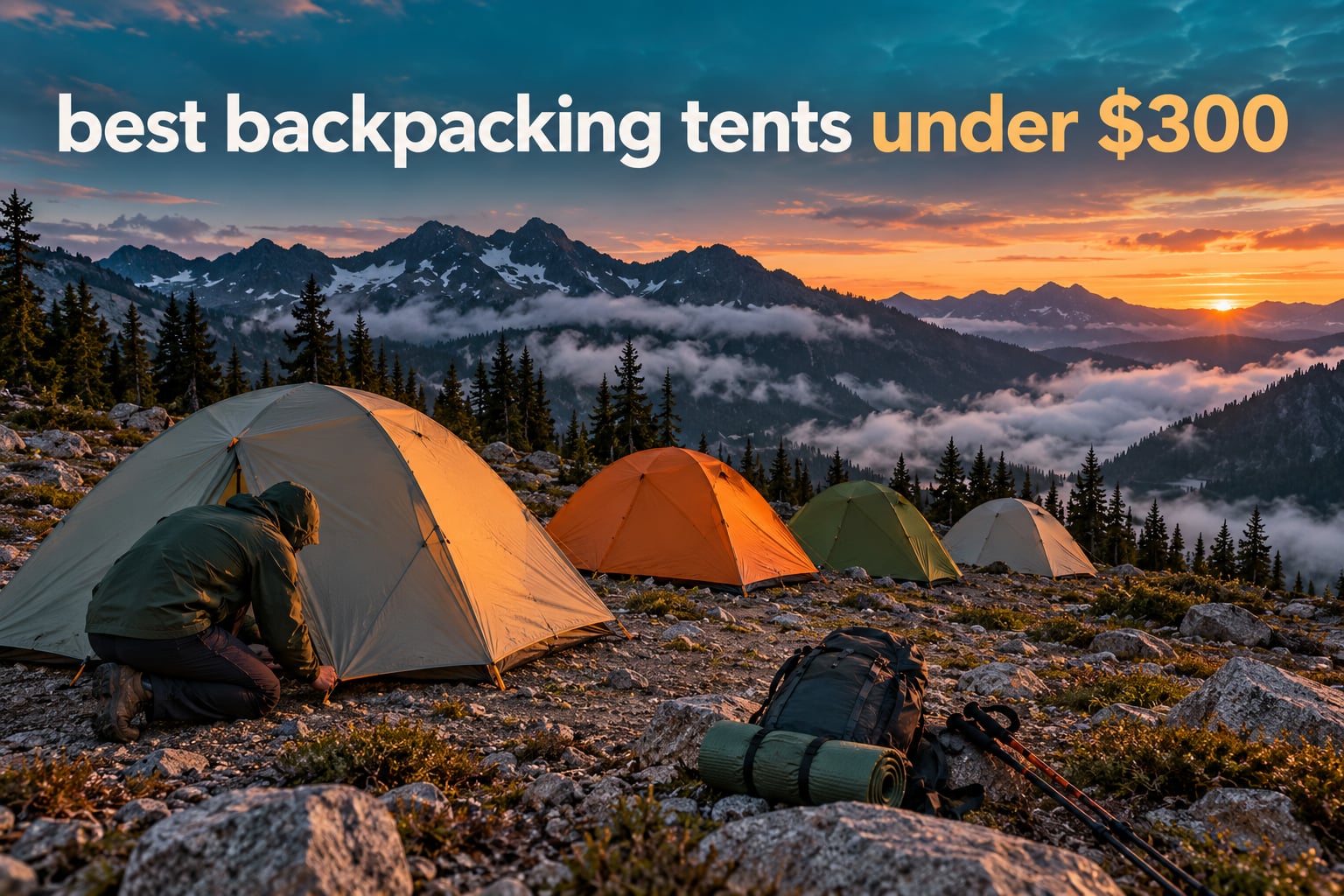 best backpacking tents under $300
