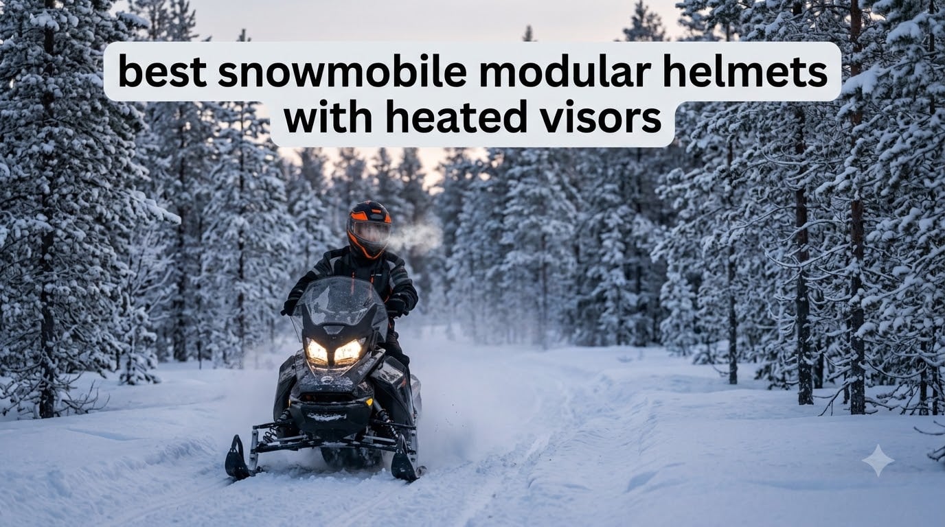 best snowmobile modular helmets with heated visors