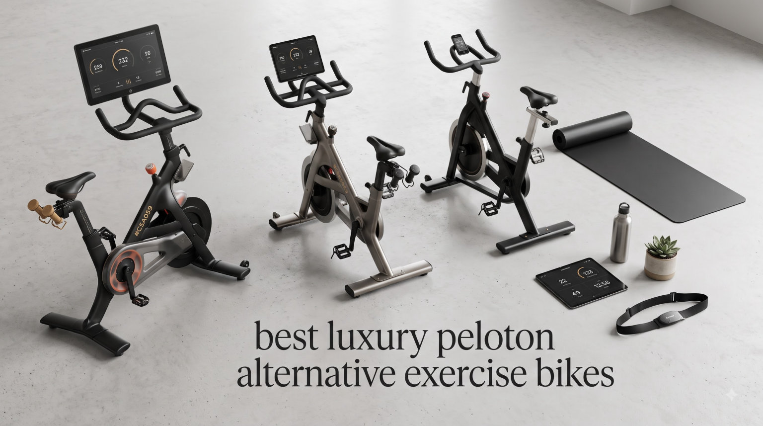 best luxury peloton alternative exercise bikes