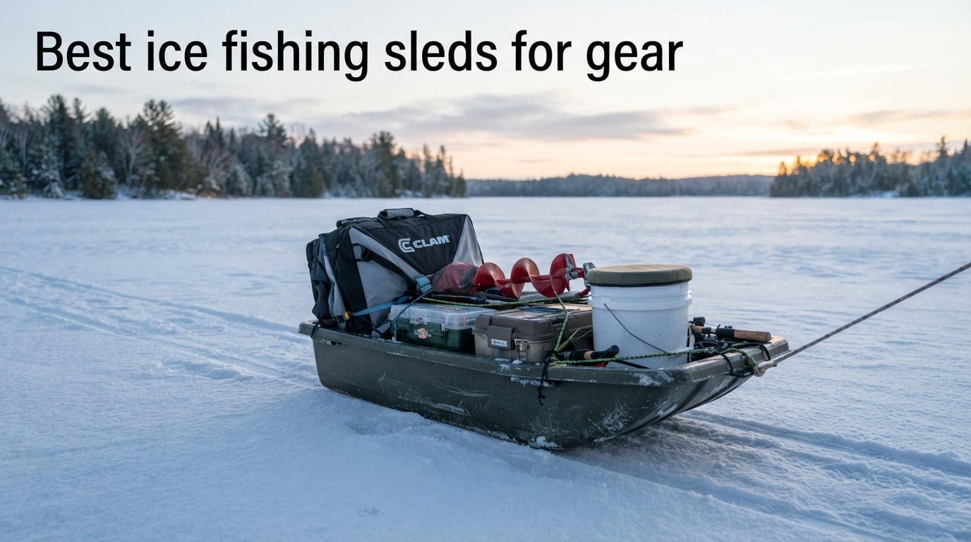 Best ice fishing sleds for gear