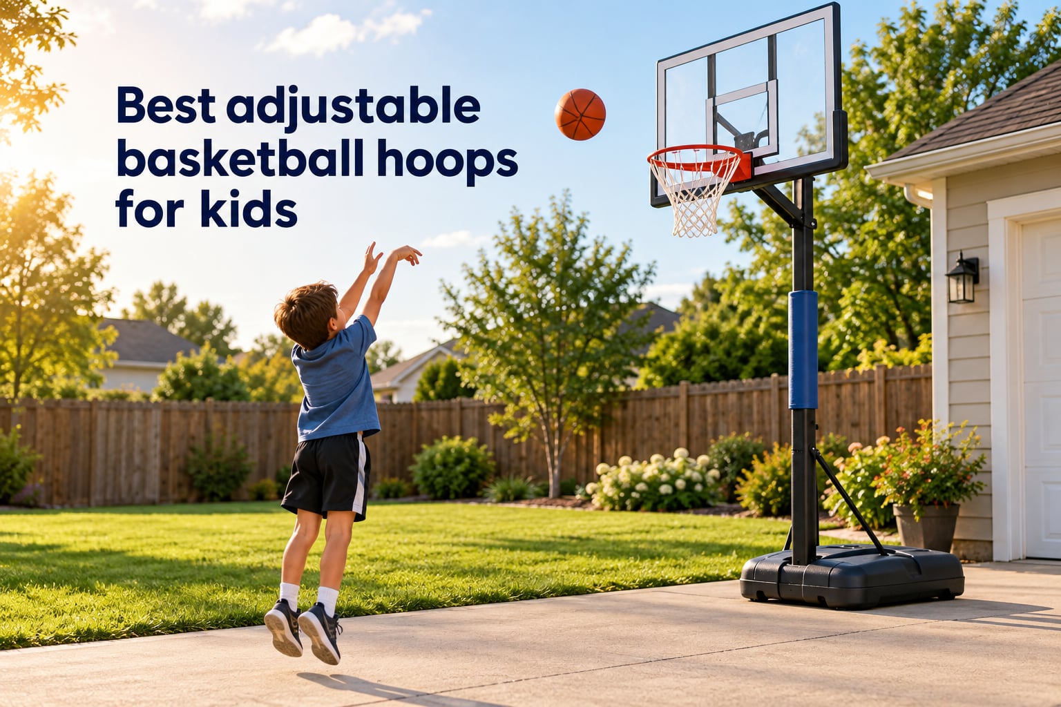 Best adjustable basketball hoops for kids