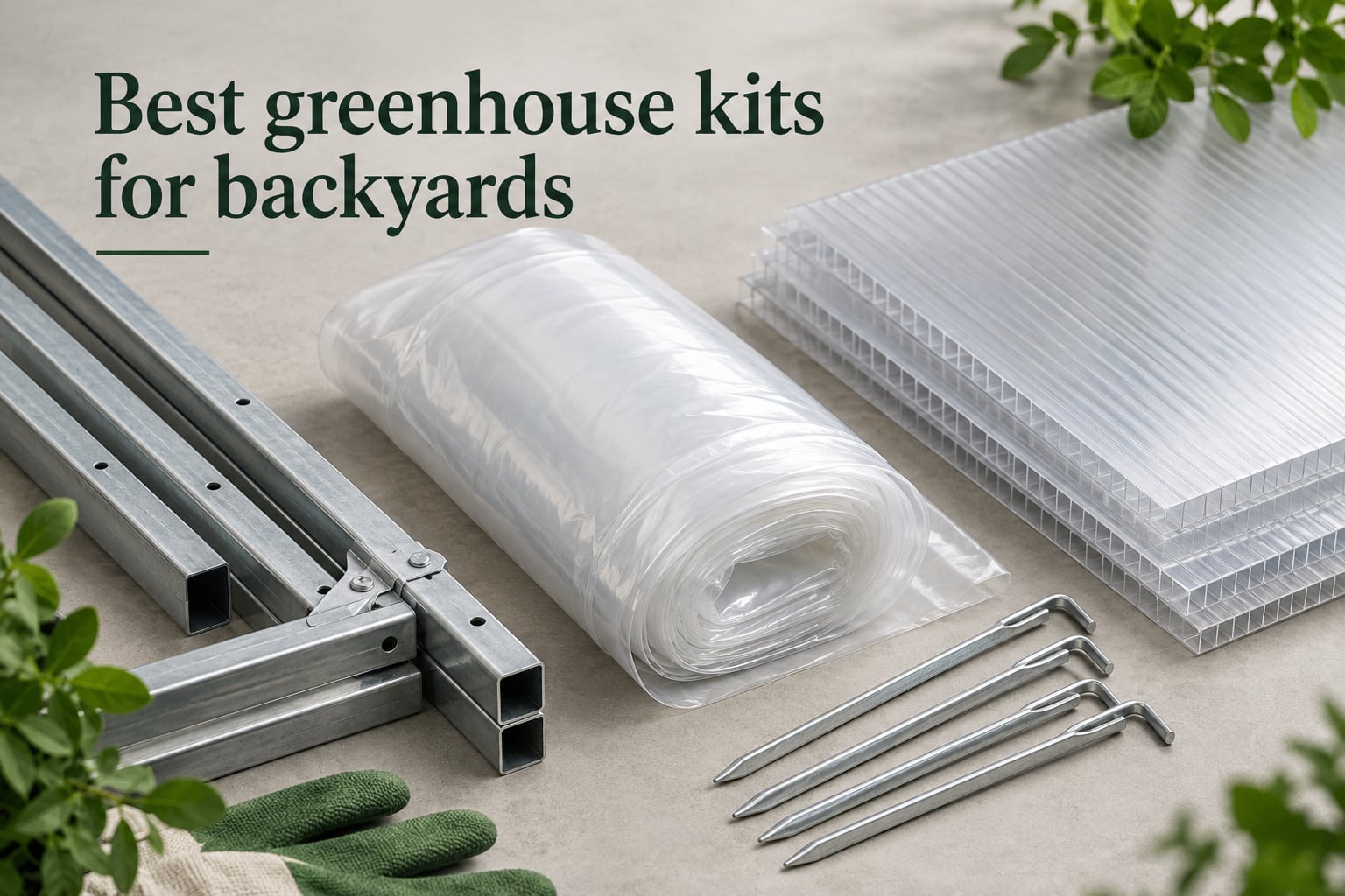 Best greenhouse kits for backyards