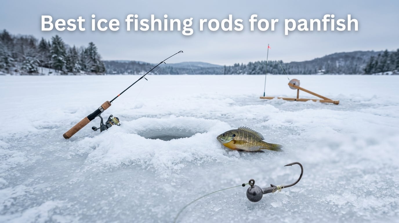 Best ice fishing rods for panfish
