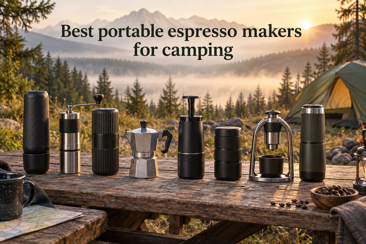 Best portable espresso makers for camping