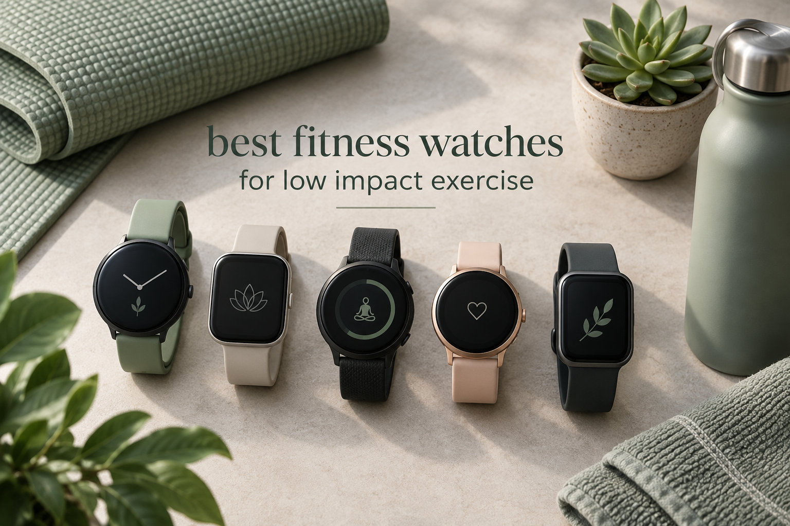 best fitness watches for low impact exercise