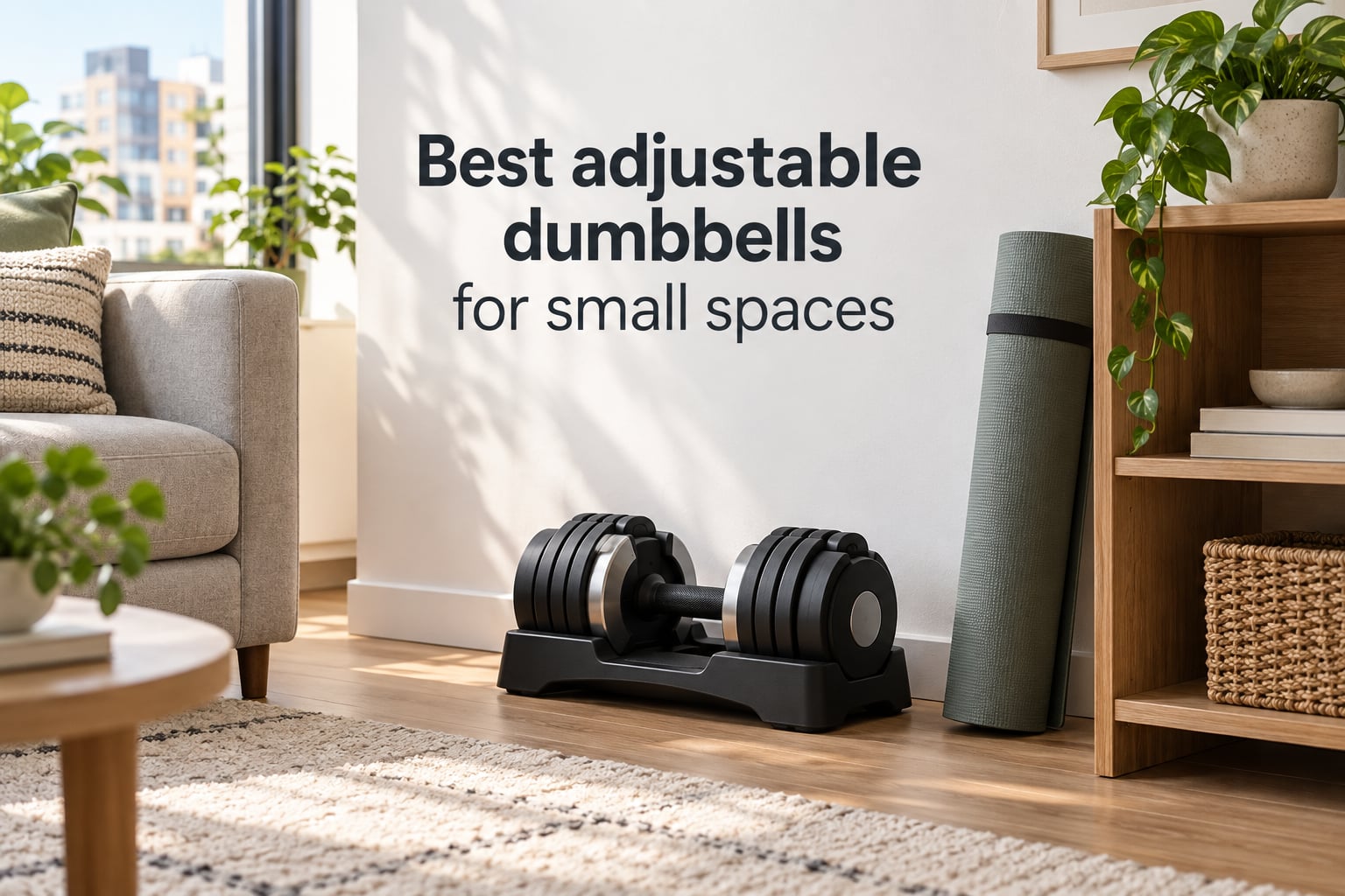 Best adjustable dumbbells for small spaces