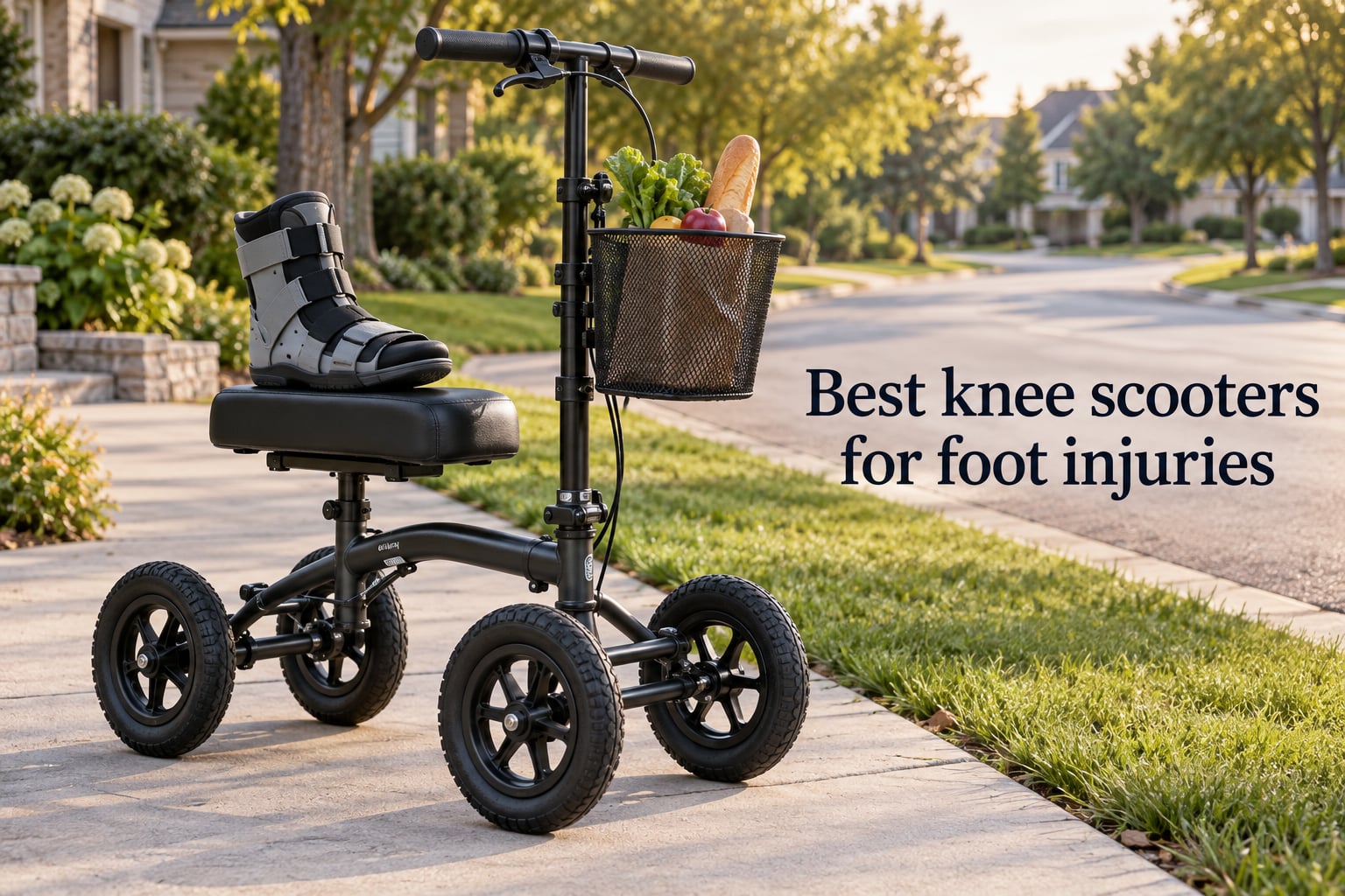 Best knee scooters for foot injuries
