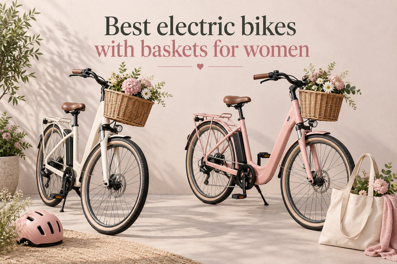 Best electric bikes with baskets for women