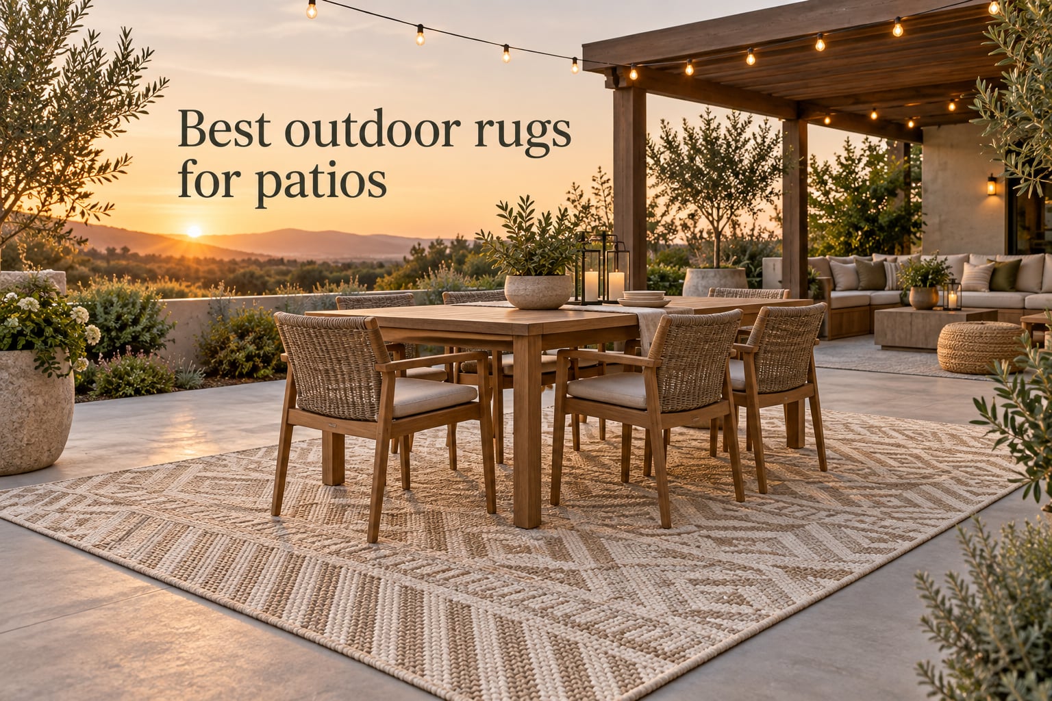 Best outdoor rugs for patios