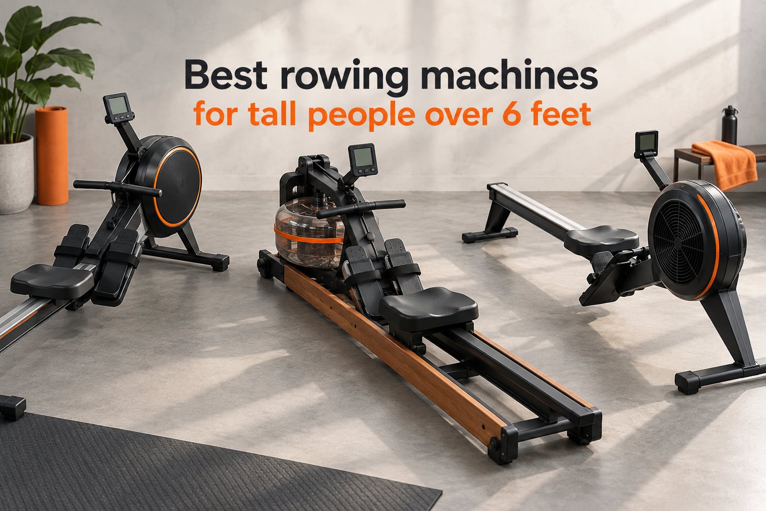 Best rowing machines for tall people over 6 feet