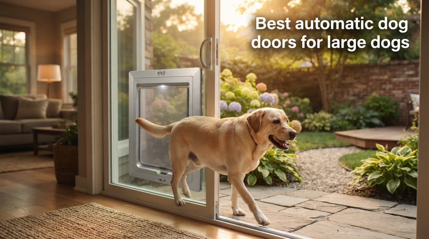 Best automatic dog doors for large dogs
