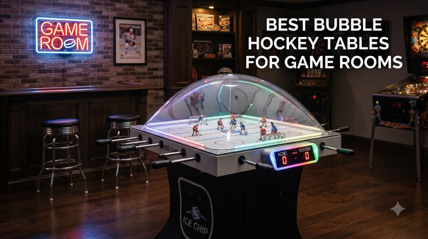 best bubble hockey tables for game rooms