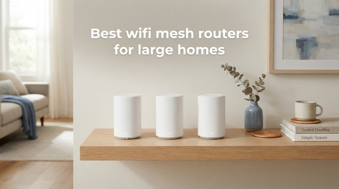 Best wifi mesh routers for large homes