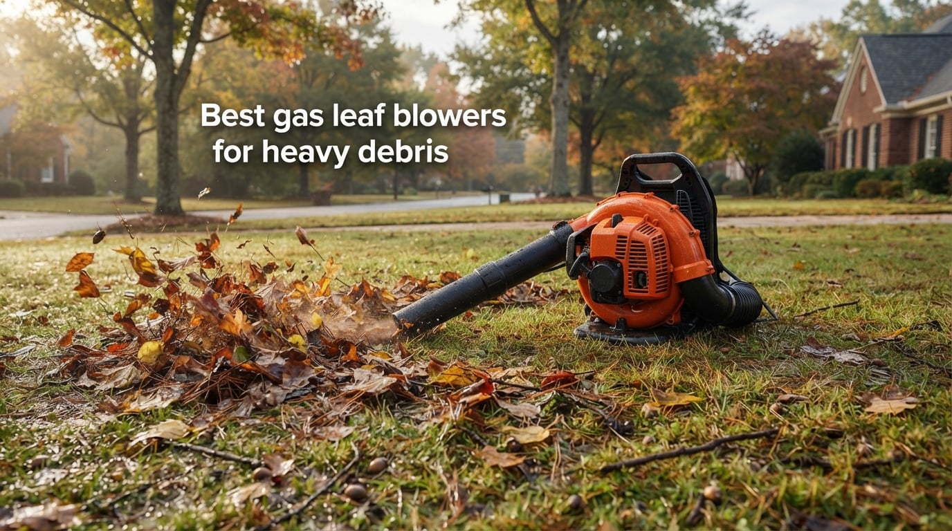 Best gas leaf blowers for heavy debris