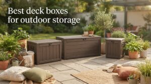 Best deck boxes for outdoor storage