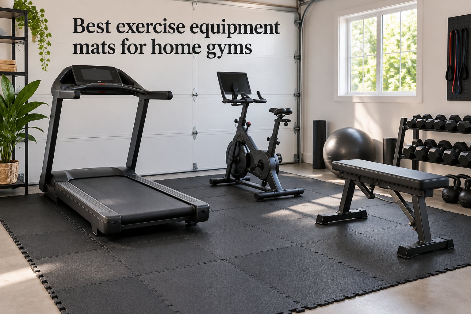 Best exercise equipment mats for home gyms