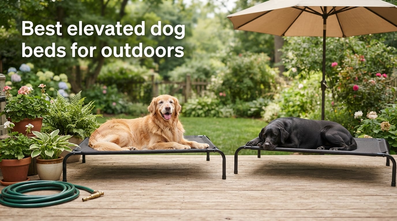 Best elevated dog beds for outdoors