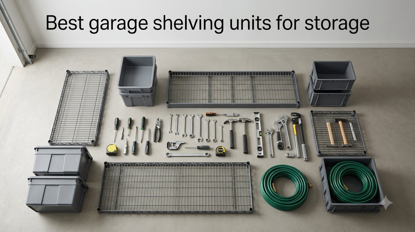 Best garage shelving units for storage
