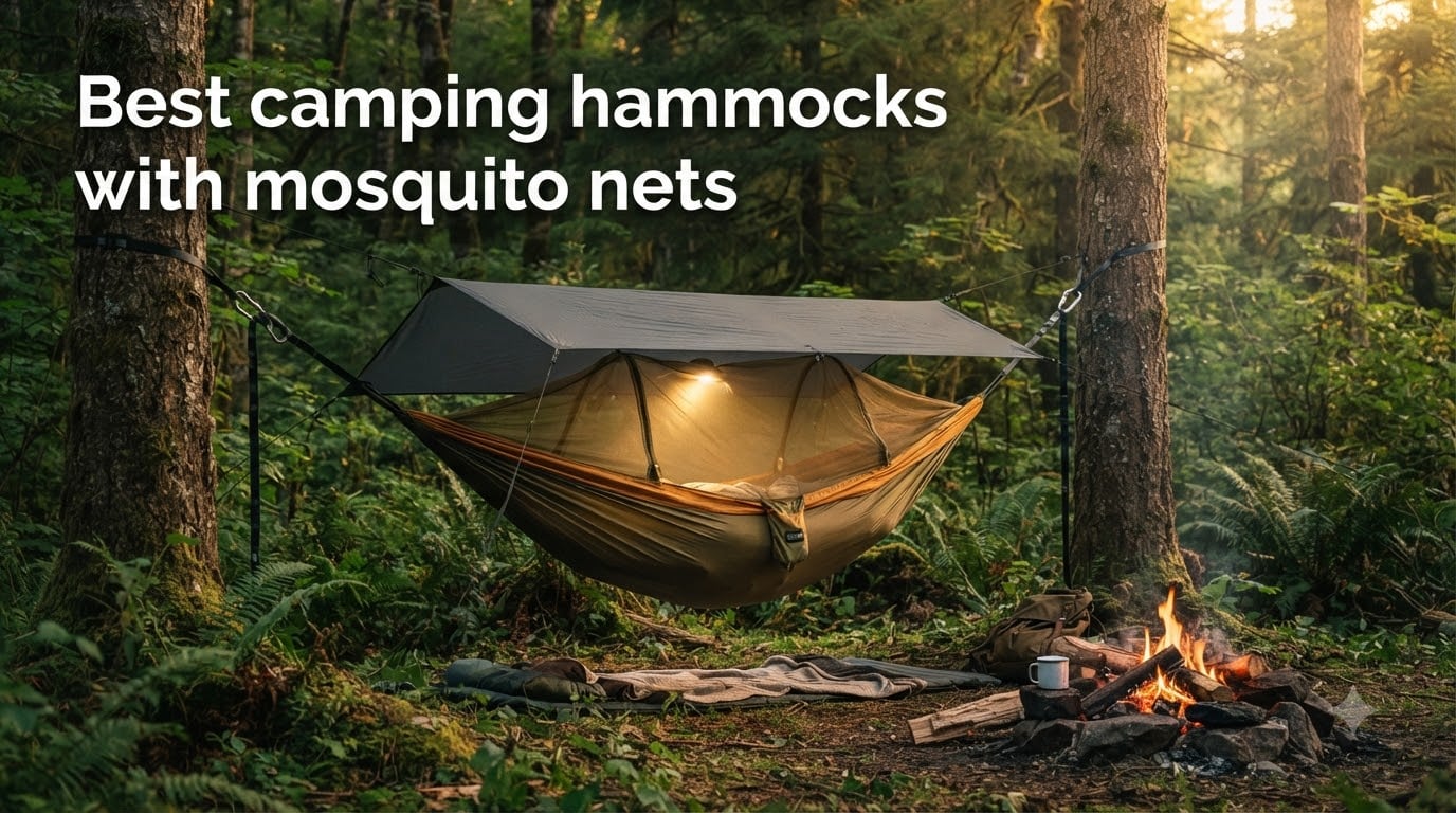 Best camping hammocks with mosquito nets