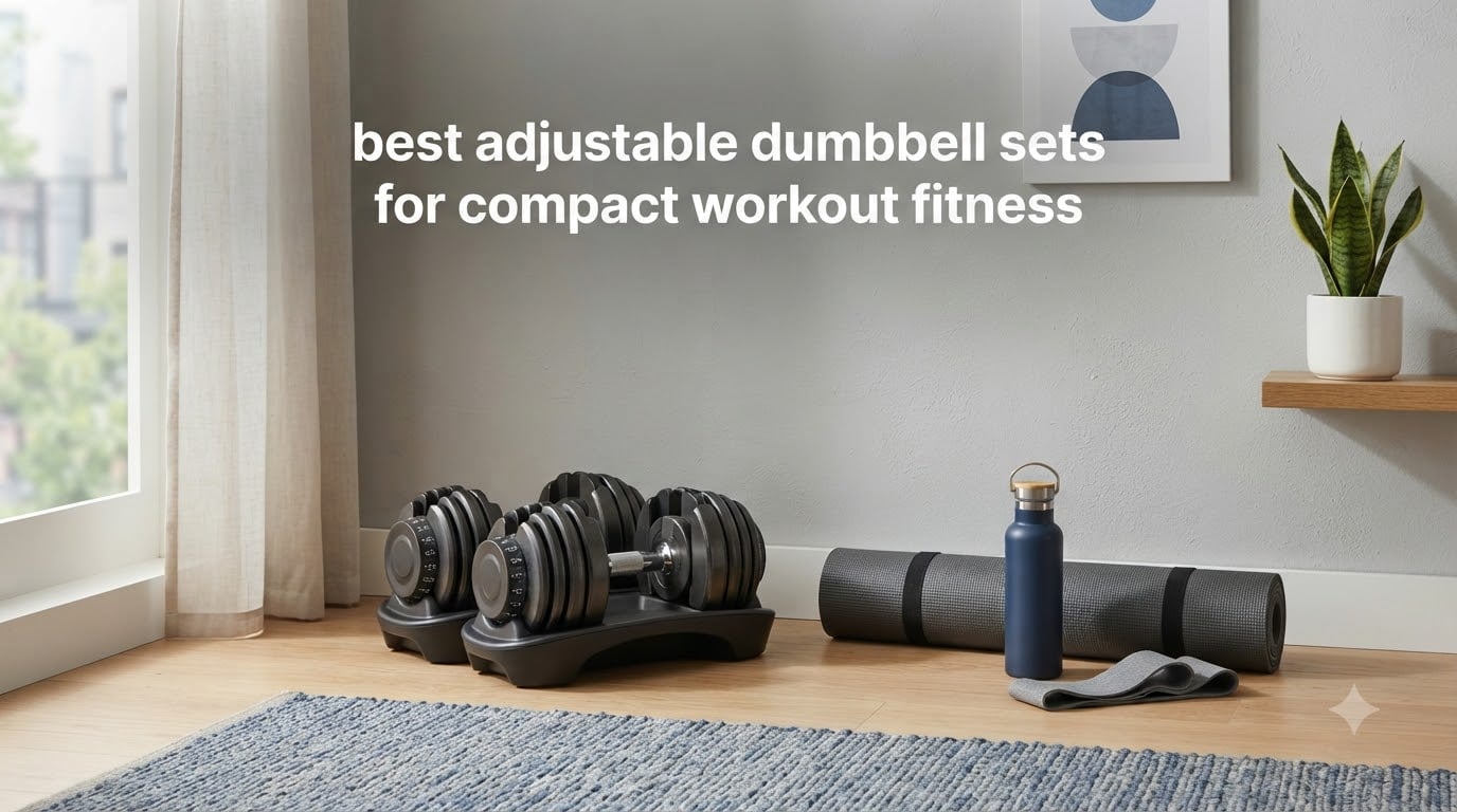best adjustable dumbbell sets for compact workout fitness